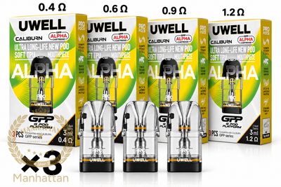 Uwell Caliburn GPP Alpha Kartuş/Coil (0.4ohm / 0.6ohm / 0.9ohm / 1.2ohm) %100 Orijinal