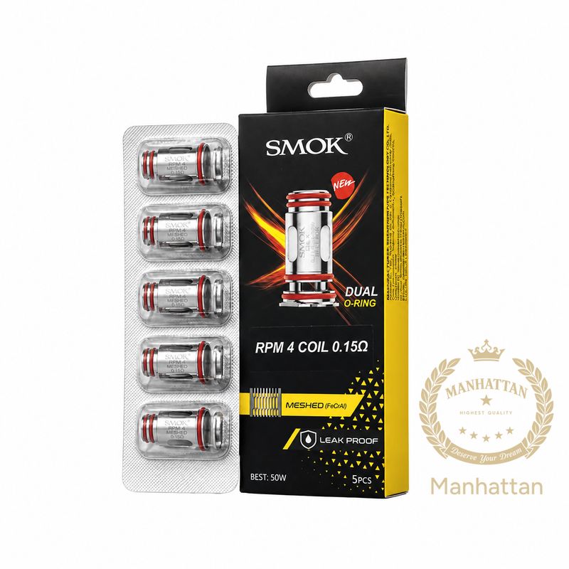 SMOK RPM 4 Coil (5'li Paket) (%100 Orijinal) SMOK RPM 4 Coil (5'li Paket) (%100 Orijinal)