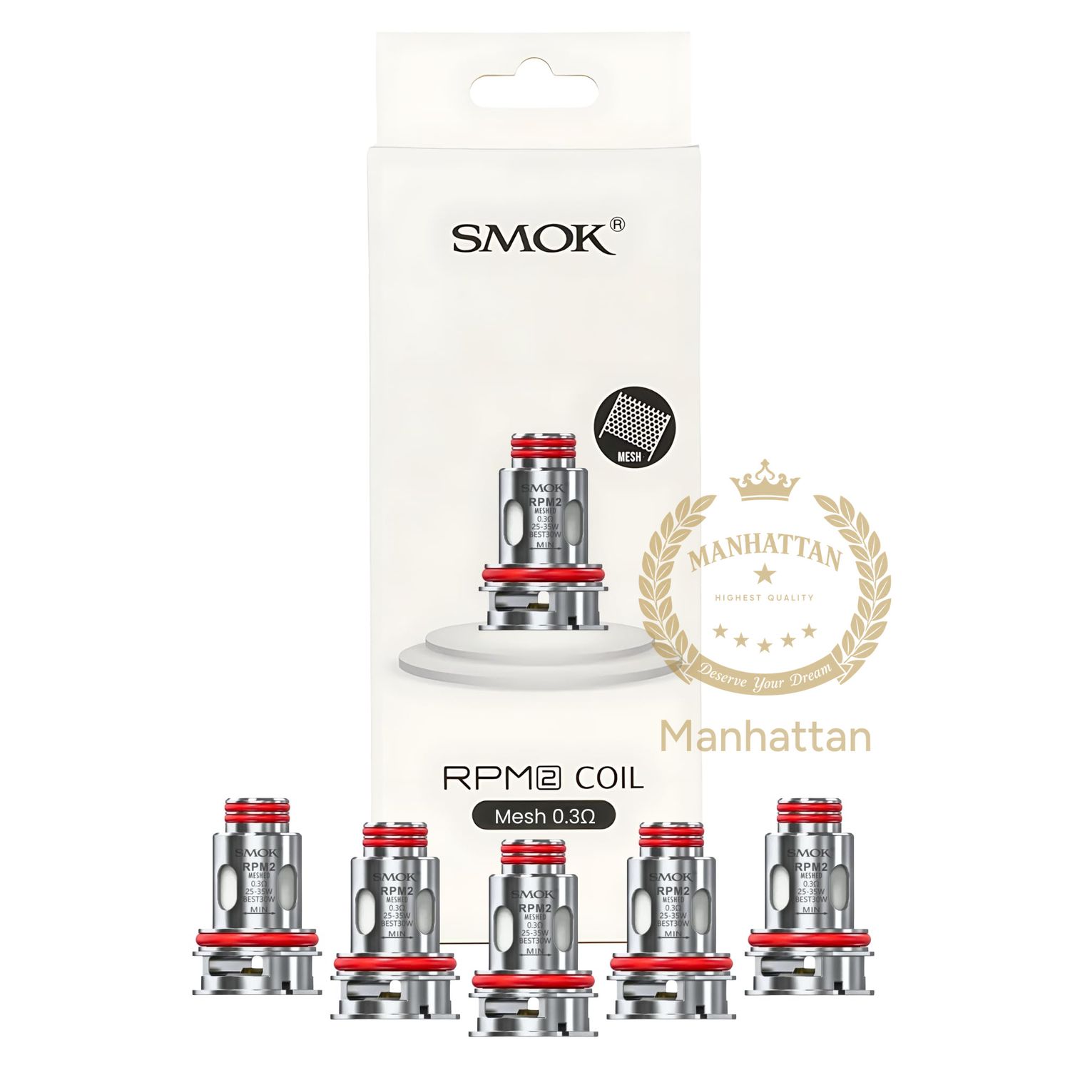 Smok RPM 2 0.3 Ohm Meshed Coil (%100 Orijinal)