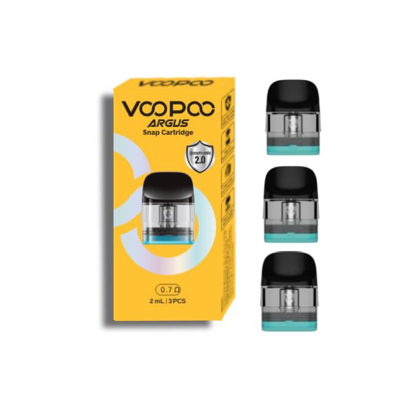 VOOPOO Argus Snap Kartuş 0.4/0.7/1.0 Ohm (3'lü Paket) (%100 Orijinal)