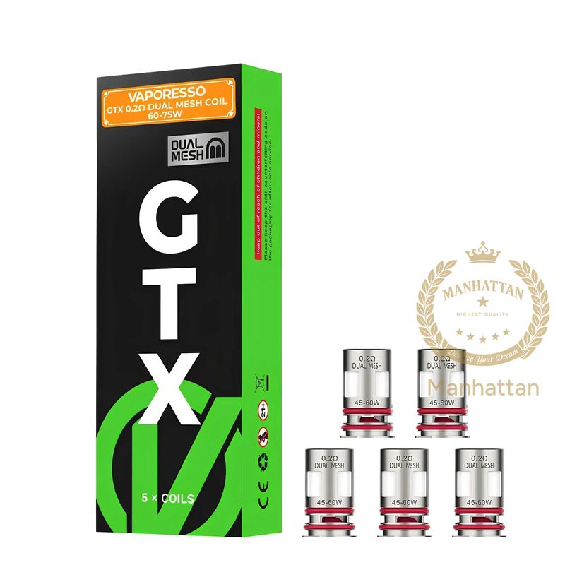 Vaporesso GTX Dual Mesh 0.2 Ohm Coil (5'li Paket)