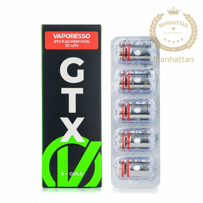Vaporesso GTX Mesh 0.3 Ohm Coil (5'li Paket)
