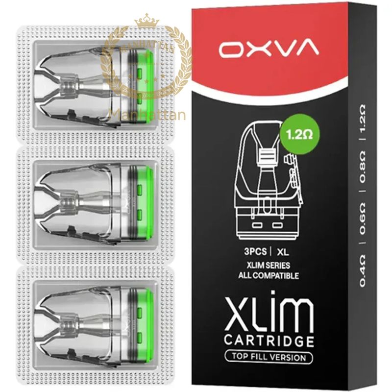 OXVA XLIM V3 Top Fill 1.2 Ohm 3 ml Kartuş (3'lü Paket)