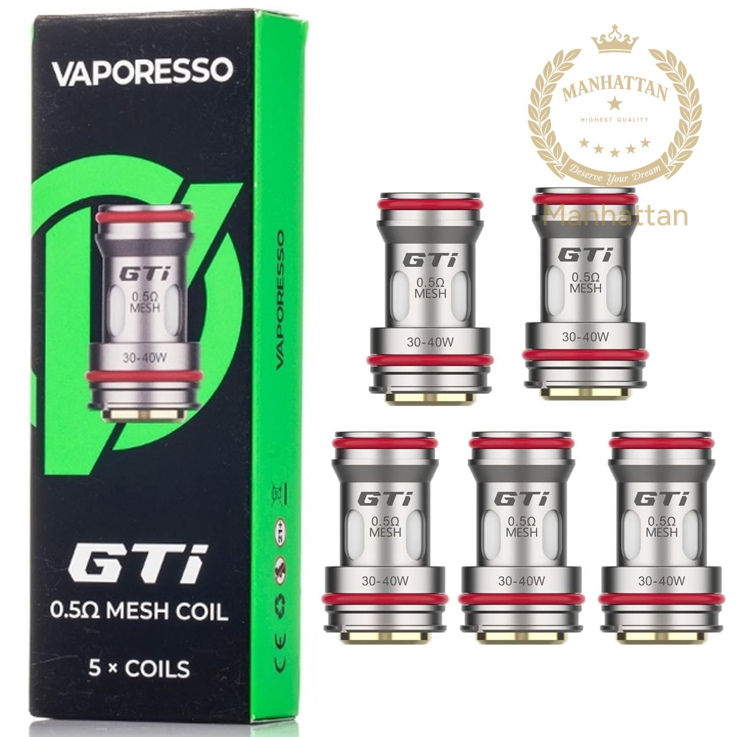 Vaporesso GTi Mesh 0.5 Ohm Coil (5'li Paket)
