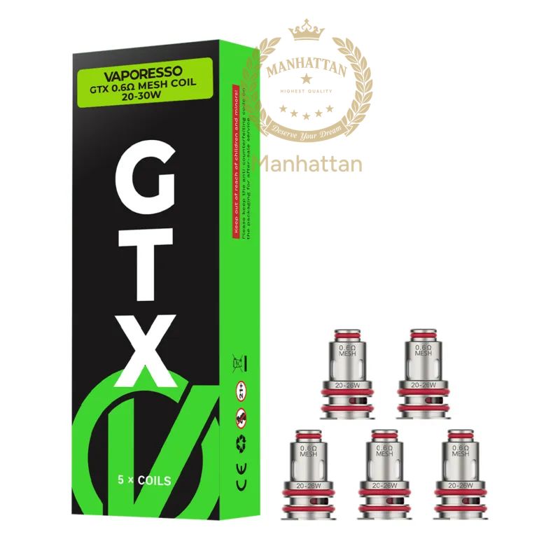 Vaporesso GTX Mesh 0.6 Ohm Coil (5'li Paket)