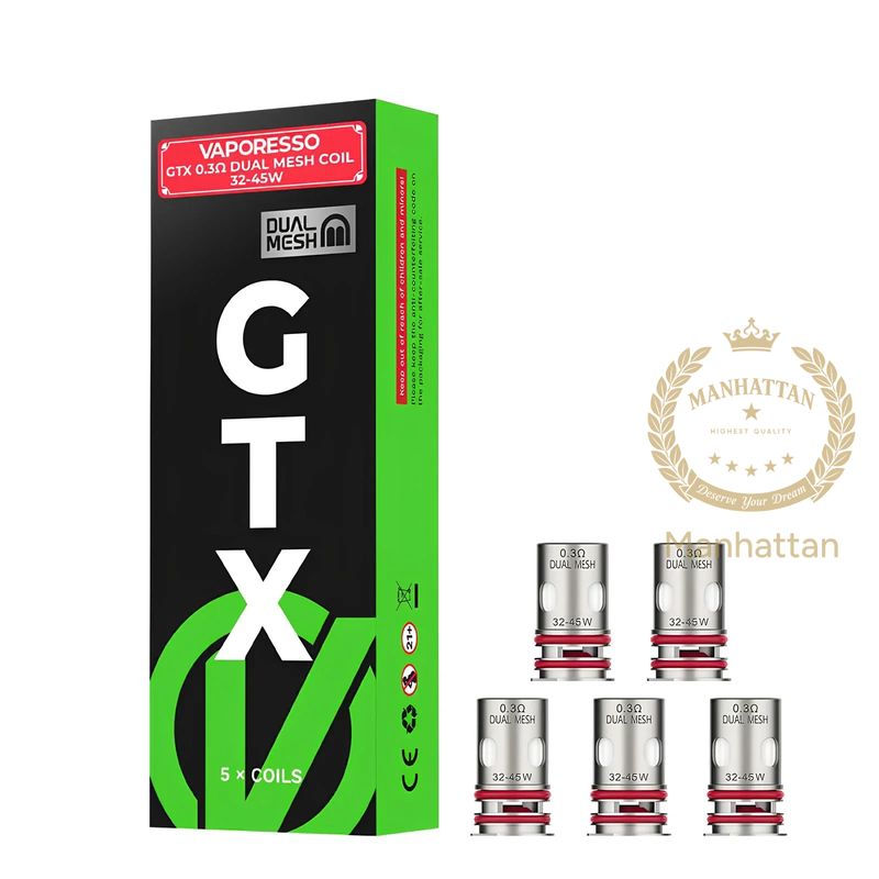 Vaporesso GTX Dual Mesh 0.3 Ohm Coil (5'li Paket)