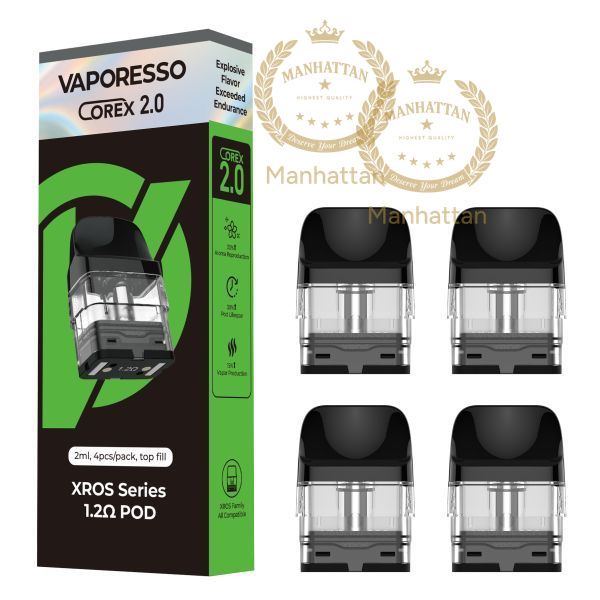 Vaporesso XROS COREX 2.0 Mesh 1.2 Ohm 2 ml Kartuş (4'lü Paket)