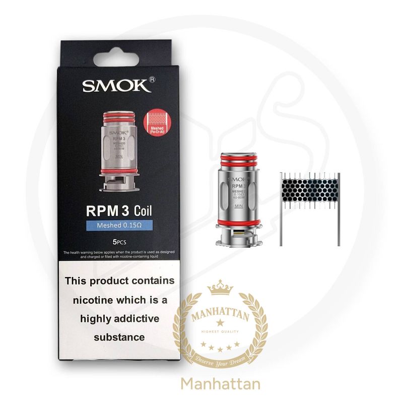 SMOK RPM 3 Meshed 0.15 Ohm Coil (5'li Paket)
