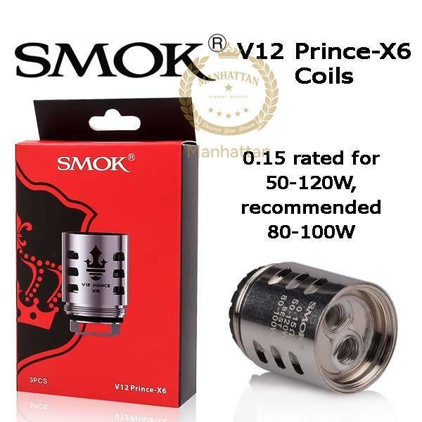 SMOK TFV12 Prince X6 0.15 Ohm Coil (3'lü Paket)