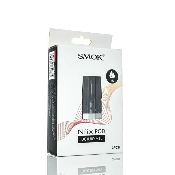 SMOK Nfix DC MTL 0.8 Ohm 3 ml Kartuş (3'lü Paket)