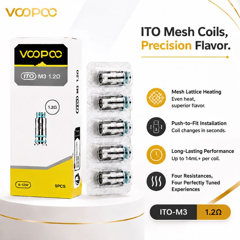 VOOPOO ITO M3 1.2 Ohm Coil (5'li Paket)