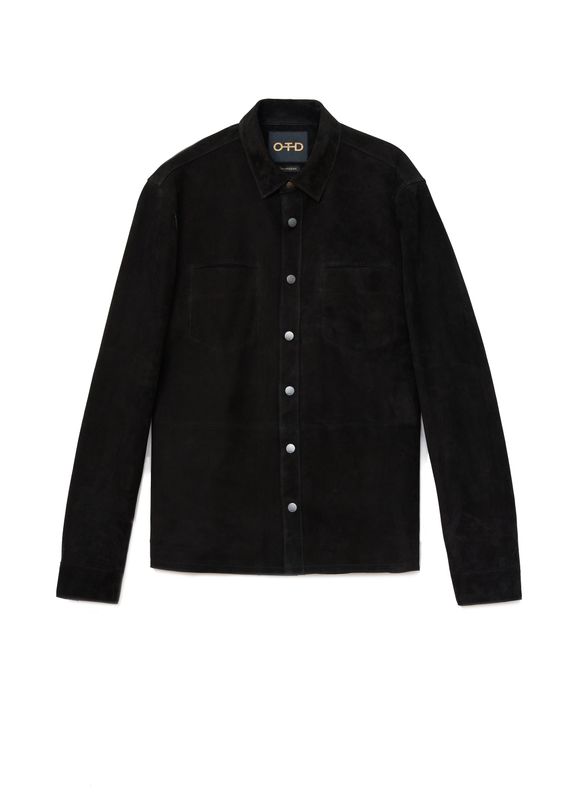 Ultra-Fine Suede Shirt Jacket- ON THIS DAY