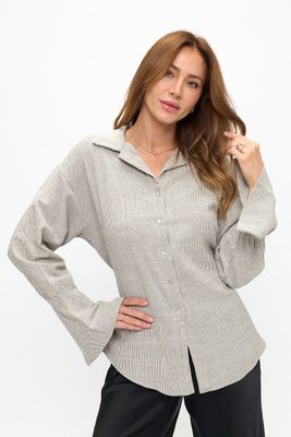 Striped Long Sleeve Top-Reneecollection