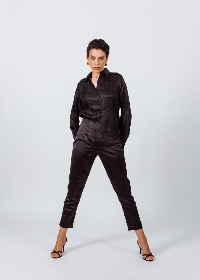 Women&#39;s Trousers Pleated Pants-Le Reussi