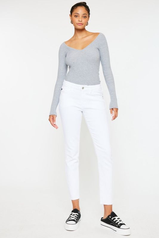 Kancan Mid Rise Ankle Skinny Jeans-My Goody Shop