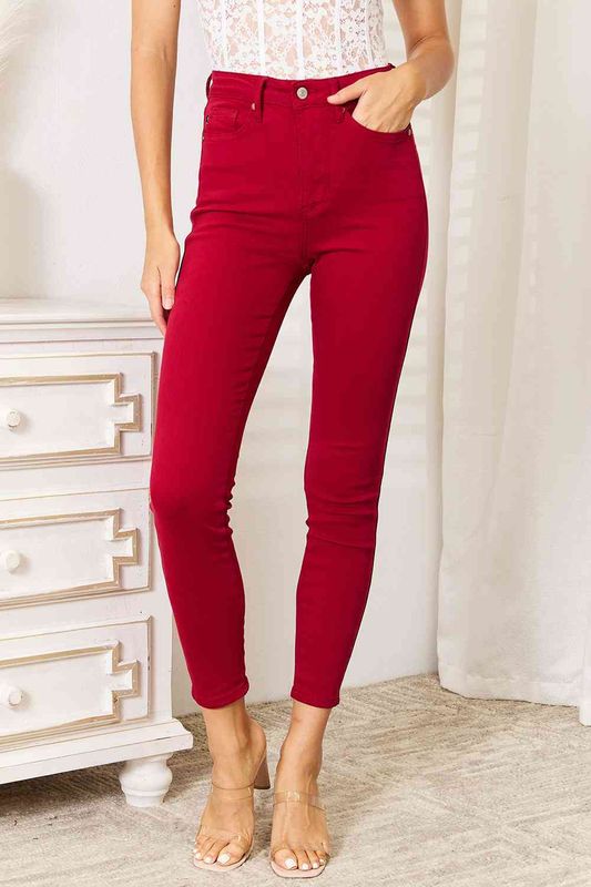 Judy Blue Full Size High Waist Tummy Control Skinny Jeans-My Goody Shop
