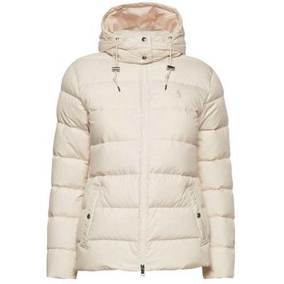 Mens Cream Winter Puffer Jacket-Gear Hikes