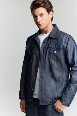 JENDUE Timeless Denim Jacket - Classic &amp; Durable Outerwear