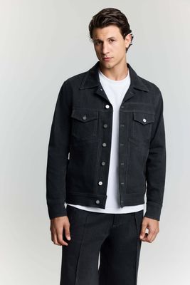 JENDUE Livorno Denim Jacket - Men&#39;s Dark Wash Jean Jacket