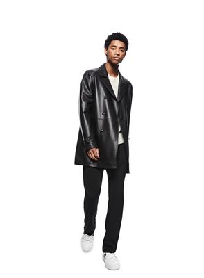 Leather Peacoat-ON THIS DAY