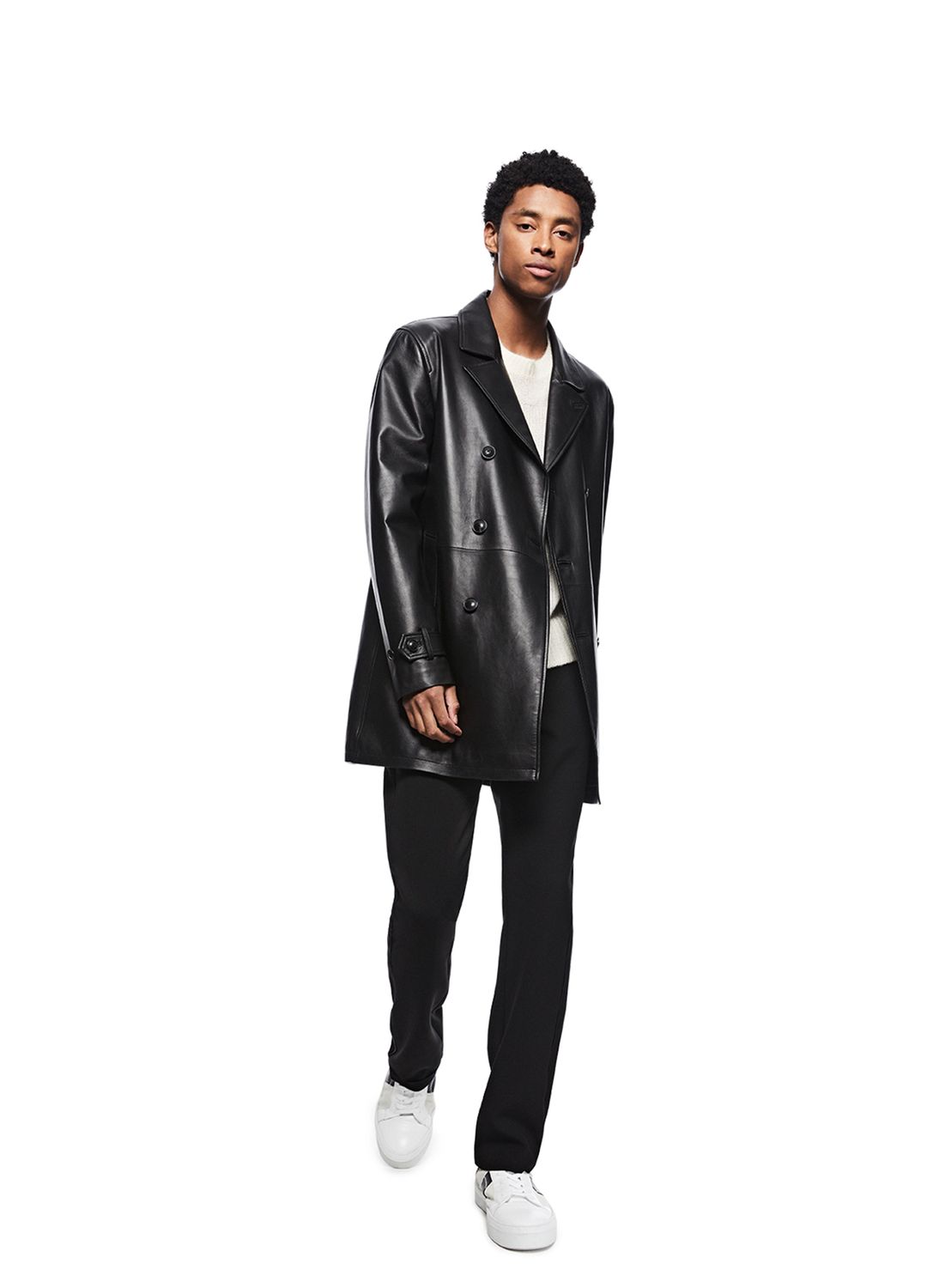 Leather Peacoat-ON THIS DAY