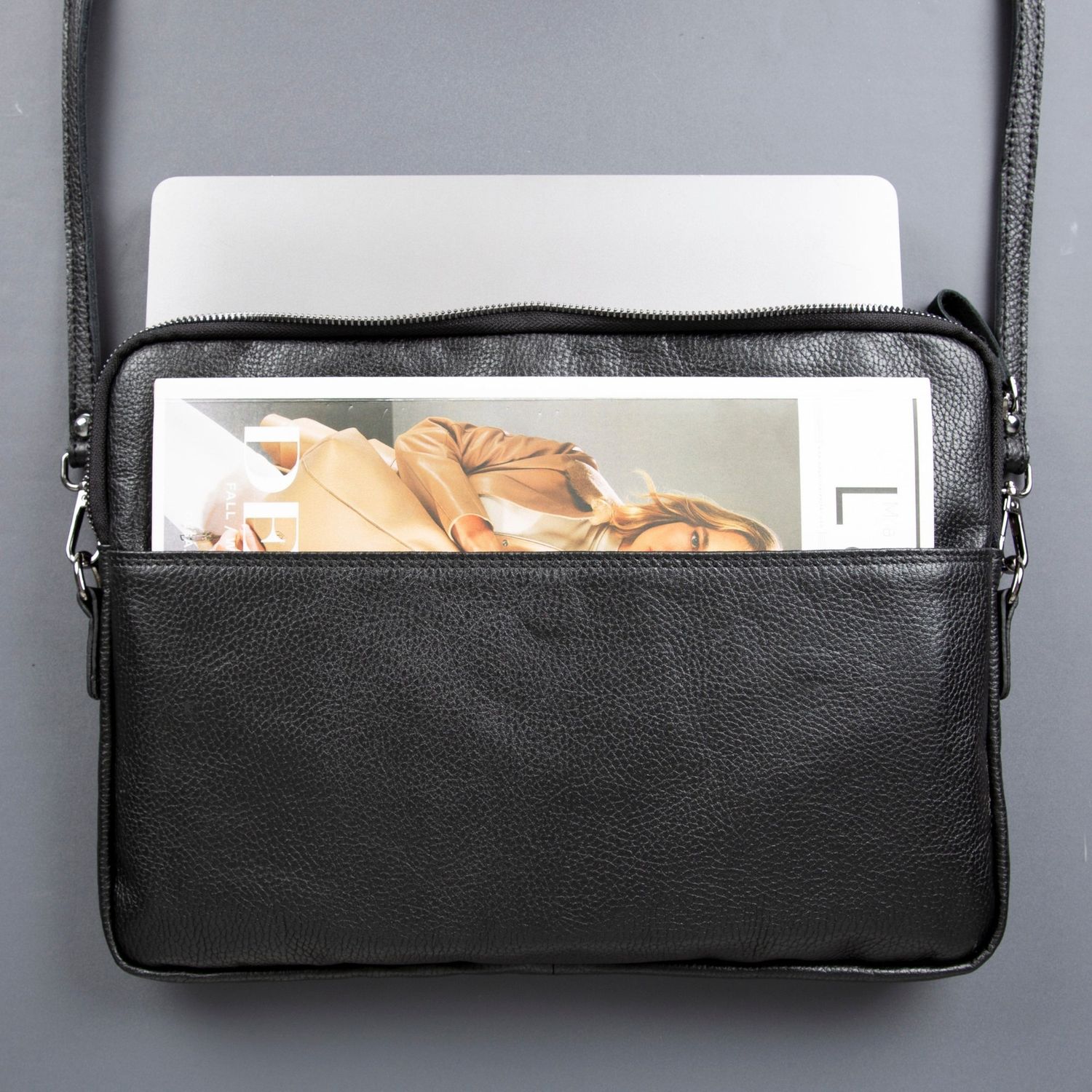 Seward Leather Laptop Bag with Shoulder Strap - MacBook Sleeve 14&quot; &amp; 16&quot;-TORONATA