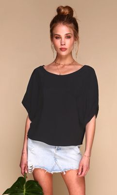 Colt Blouse | Black- Merritt Charles