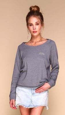 The Good Gets Better Free Spirit Sweatshirt | Grey- Merritt Charles