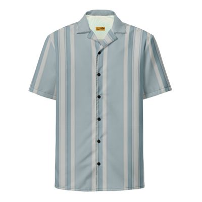 Yacht Club Aristocrat Performance Button Down Camp Shirt- Tropical Seas Clothing
