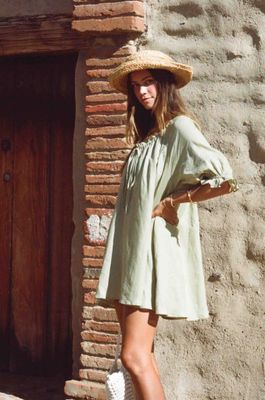 Portofino Dress - Sage Green Dress- MERRITT CHARLES
