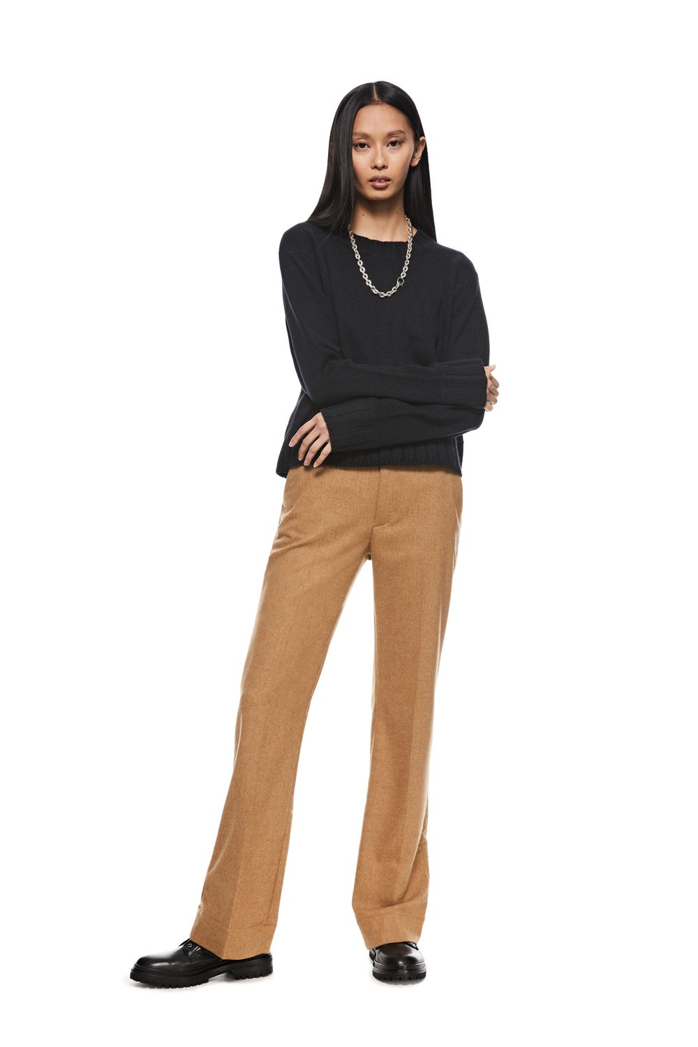 Cashmere-Blend Crewneck Sweater (Black)– ON THIS DAY