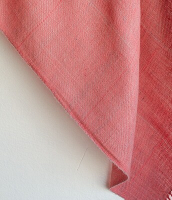 Handwoven Pashmina Shawl (heavy) dyed with madder and harada