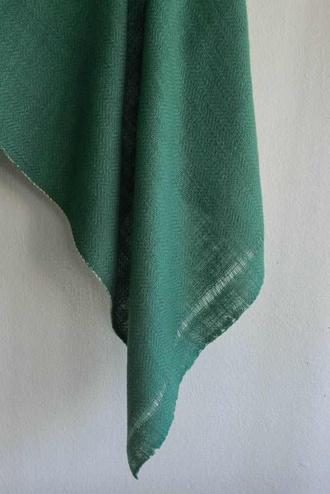 Woolen Shawl Hand Spun and Handwoven coloured with Natural Dyes