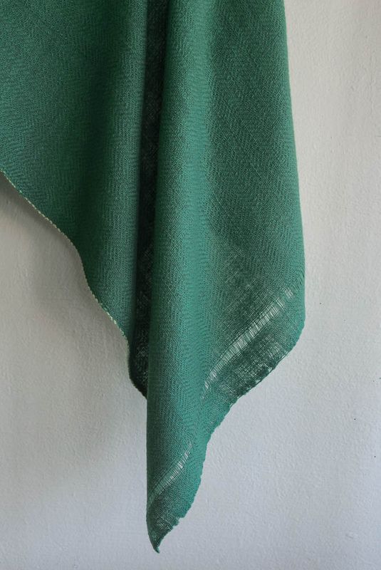 Woolen Shawl Hand Spun and Handwoven coloured with Natural Dyes
