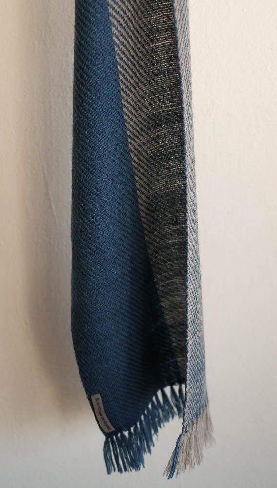 Small Woolen Scarf Coloured with Natural Dyes