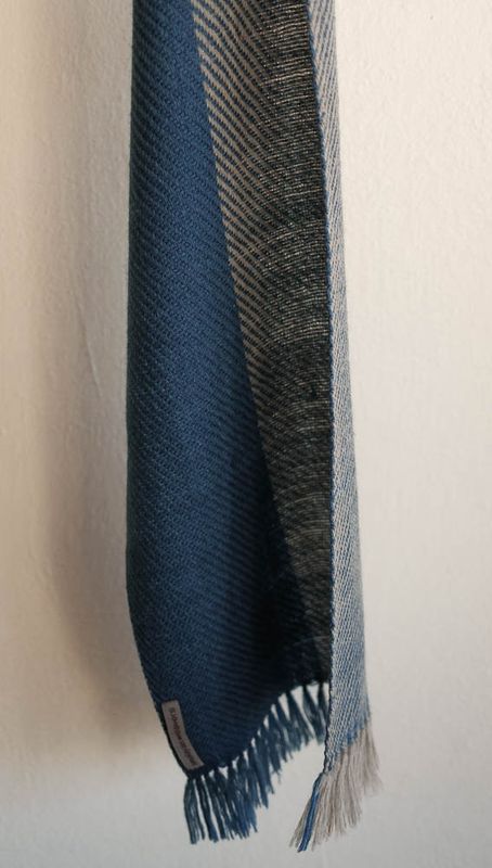 Small Woolen Scarf Coloured with Natural Dyes