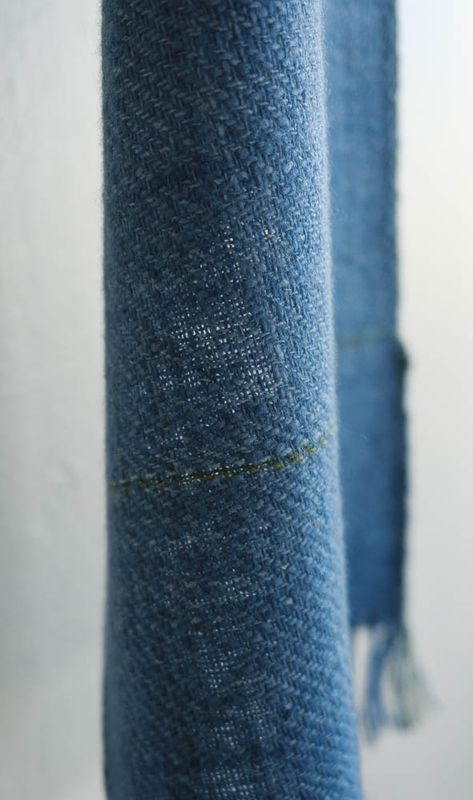 Handspun Fine Wool Scarf (Very Soft)
