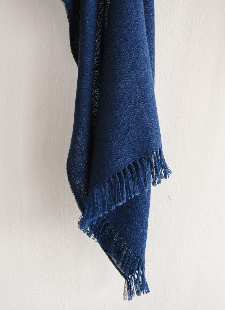 Small Hand-Woven Woolen Stole Coloured With Natural Dyes