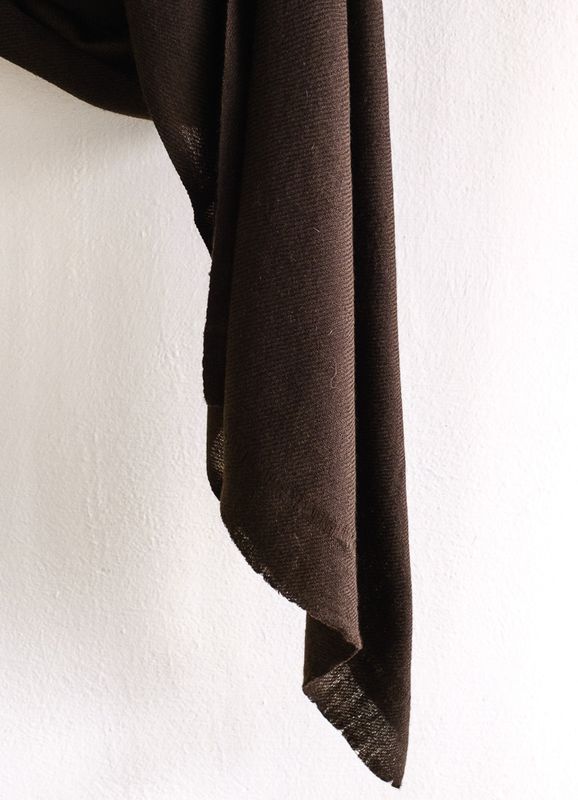 Hand-woven Yak wool stole
