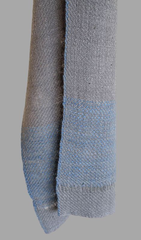 Very Soft Woolen Scarf Made With Handspun Fine Merino Wool