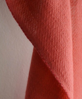 woolen scarf handmade with natural dyes