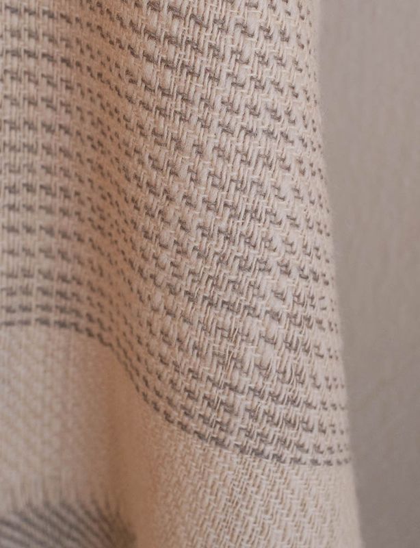 Shawl Made With Hand-Spun Wool