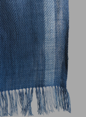 Shawl Made With Hand-Spun Wool