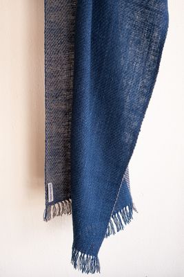 Small Stole Made With Very Fine Handspun Merino Wool