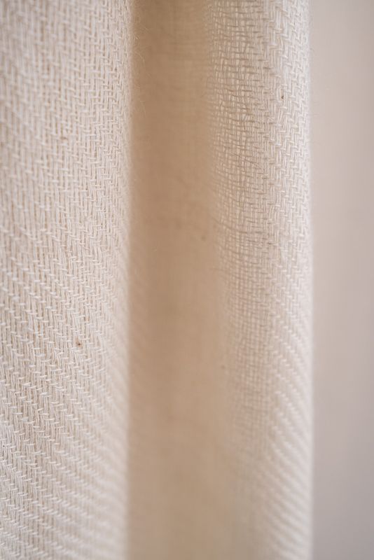 Handwoven Pure Pashmina Shawl- Certified, (Undyed)