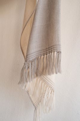 Small Wool Stole Handmade With Very Fine Wool