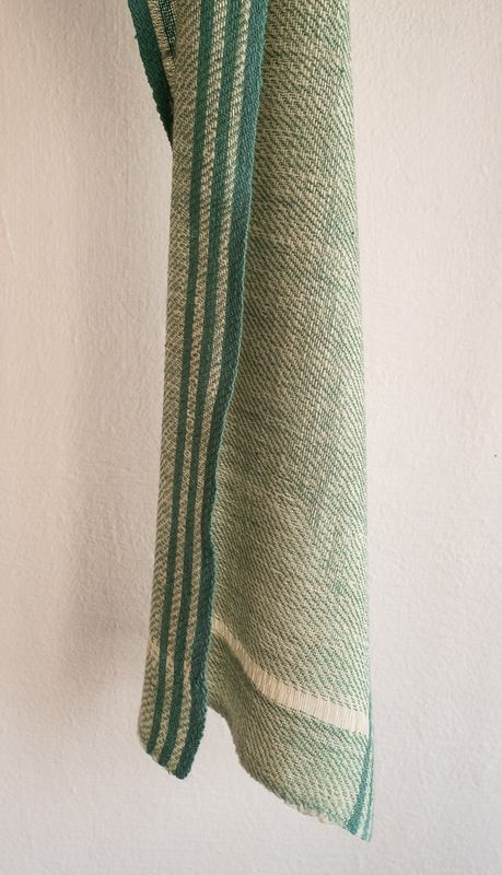 Handmade Woolen Scarf Coloured With Natural Dyes