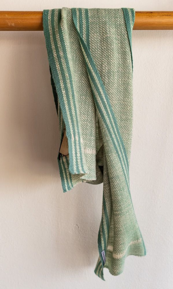 Handmade Woolen Scarf Coloured With Natural Dyes