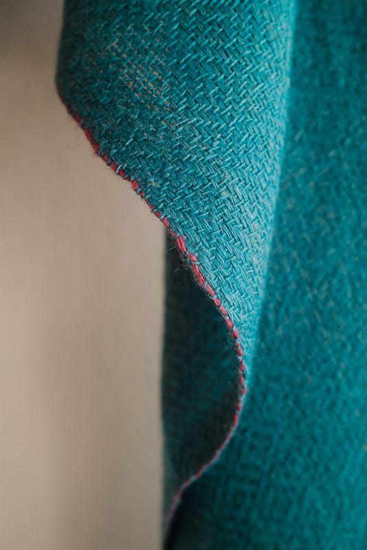 Hand-Woven Woollen Stole Dyed With Natural Dyes