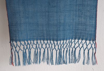 Handwoven Woollen Scarf Coloured With Natural Dyes